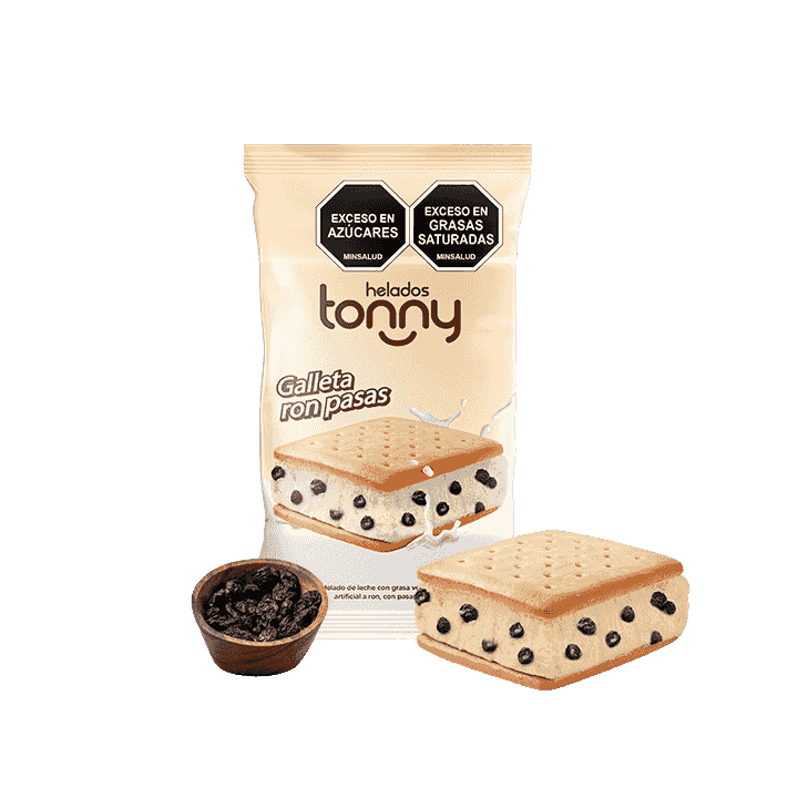 Galleta Ron con Pasas